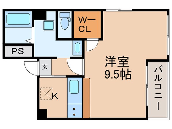 宮前マンションの物件間取画像